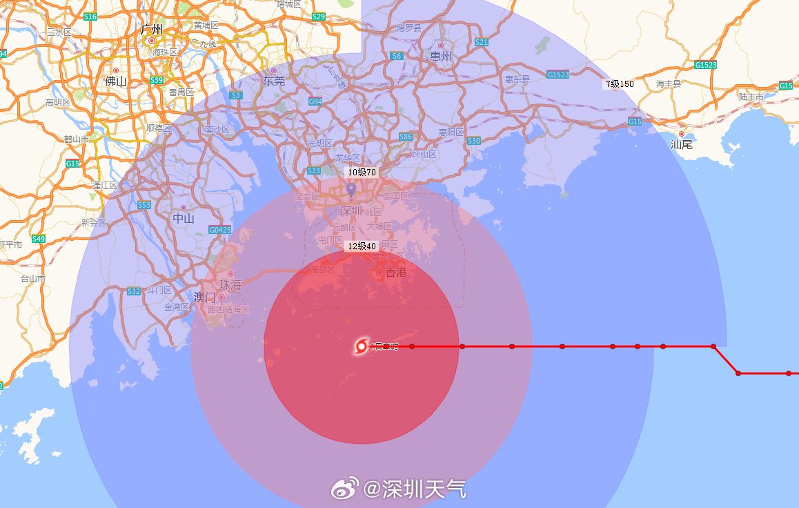 颱風(fēng)「蘇拉」12級風(fēng)圈已不再覆蓋深圳市 風(fēng)力最大時(shí)段已過
