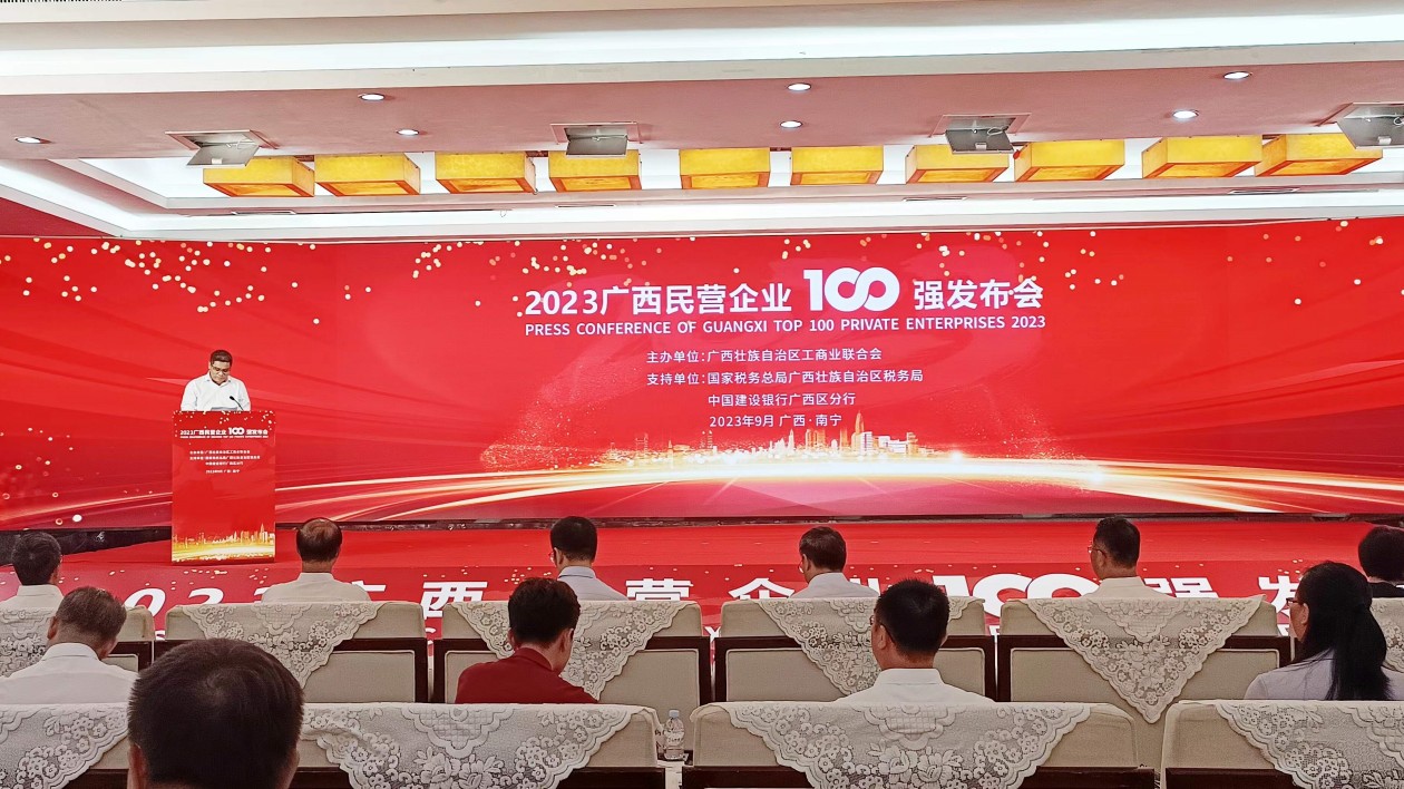 廣西民企100強營業(yè)收入總額6628.53億元