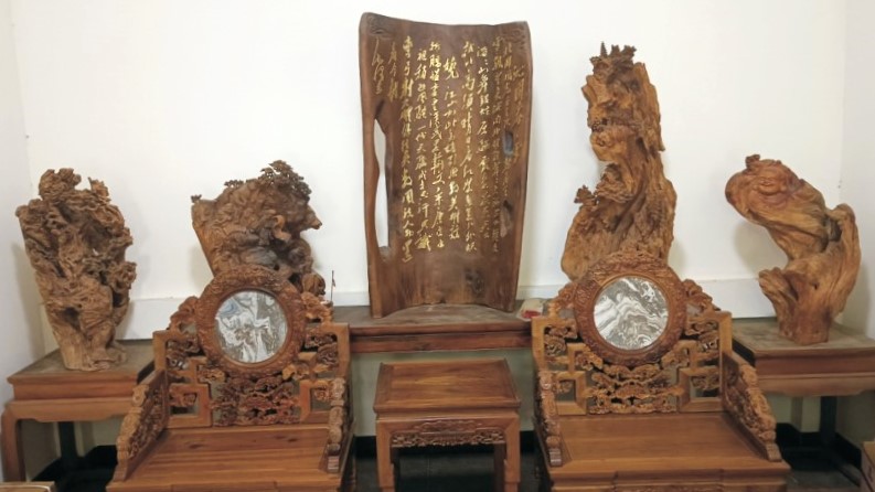 【藝術(shù)】鑒賞國木 金絲楠木