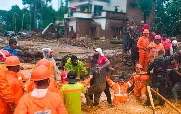 追蹤報(bào)道｜印度喀拉拉邦山體滑坡死亡人數(shù)升至107人