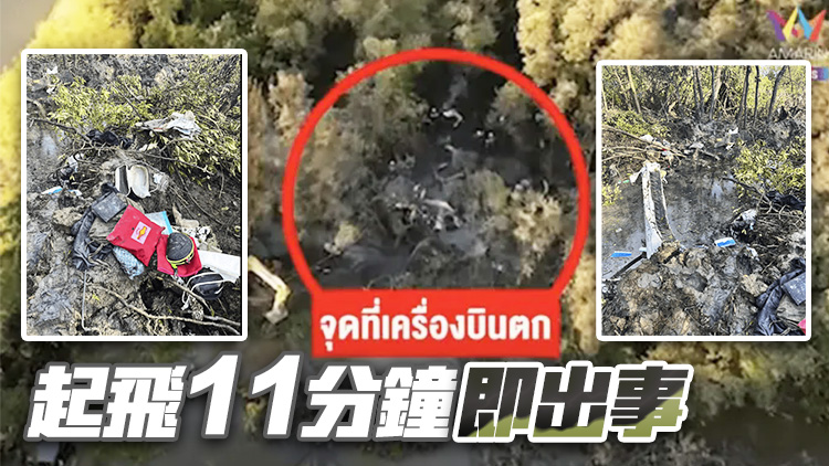追蹤報道｜泰國墜機9人罹難！泰媒：5人為中國籍遊客，護照簽發(fā)地為上海