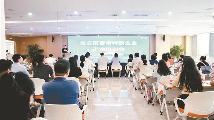 深圳寶安舉辦專精特新企業(yè)上市培訓(xùn)會 助企把握資本市場機遇做大做強