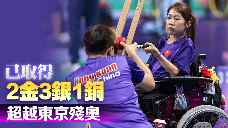 巴黎殘奧｜陳國基祝賀港隊(duì)再奪2金2銀 為他們永不放棄精神鼓舞喝采！