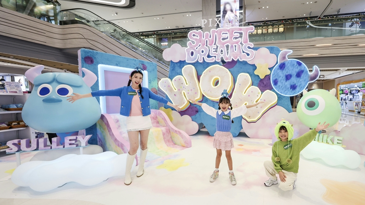 PopWalk天晉滙等新地6大商場(chǎng)推出「Pixar Sweet Dreams聖誕甜夢(mèng)之旅」