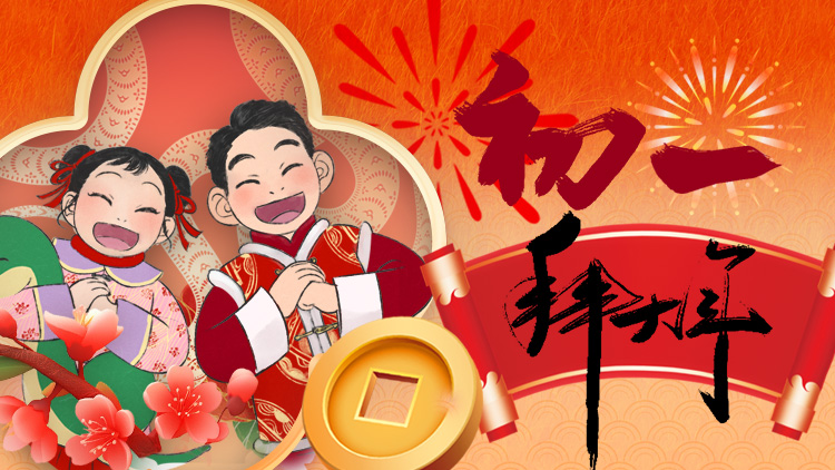 海報｜正月初一拜大年！開門見喜！
