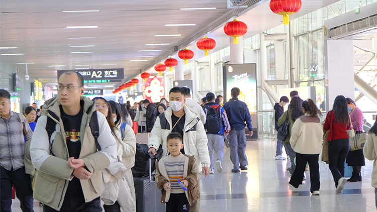 2月1日起深圳鐵路迎來返程客流高峰 日均旅客到達(dá)量將突破38萬人次