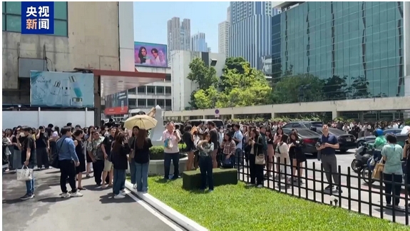 有片｜緬甸強震已致泰國曼谷10人遇難，上百人失聯(lián)