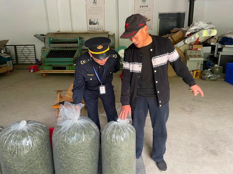 皖休寧縣：「春雷」行動護(hù)茶香